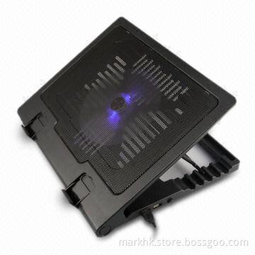 Cooling Pad for 8 to 15.4-inch Notebook, with Low Power Consumption and Noise Features